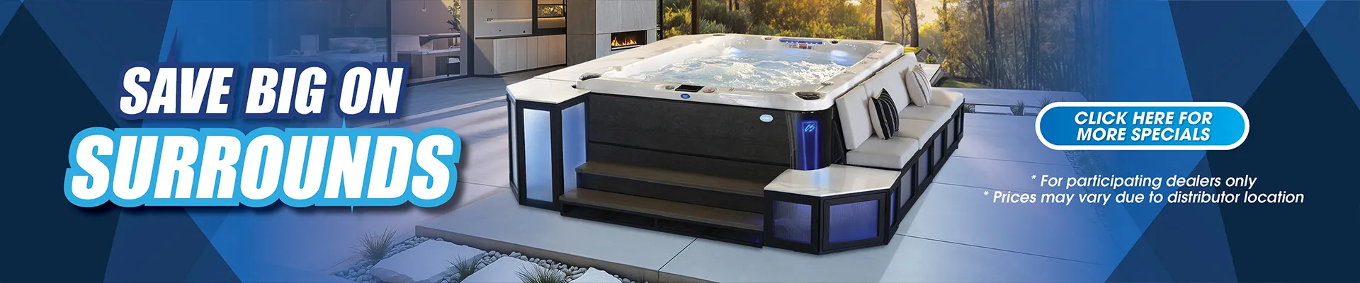 Calspas hot tub being used in a family setting - Fairview
